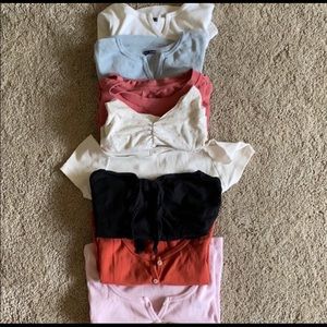 8 brandy tops for only $90!
